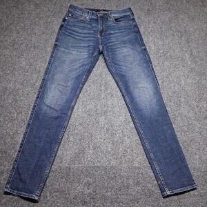 Hollister‎ Jeans Mens 30x32 Blue Skinny Stretch Denim Dark Wash